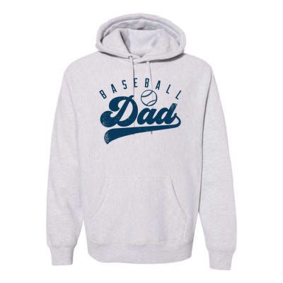 Baseball Dad Gifts Daddy Father's Day Premium Hoodie