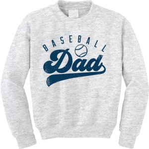 Baseball Dad Gifts Daddy Father's Day Kids Sweatshirt