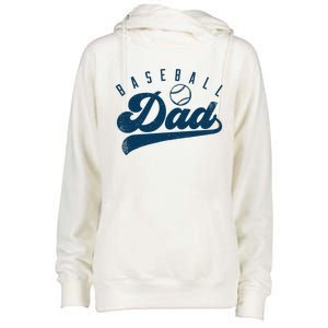 Baseball Dad Gifts Daddy Father's Day Womens Funnel Neck Pullover Hood