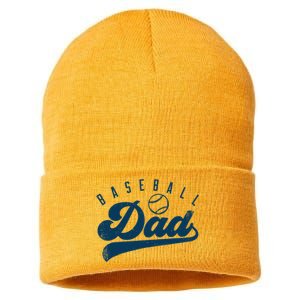 Baseball Dad Gifts Daddy Father's Day Sustainable Knit Beanie