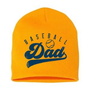 Baseball Dad Gifts Daddy Father's Day Short Acrylic Beanie