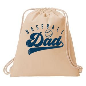 Baseball Dad Gifts Daddy Father's Day Drawstring Bag