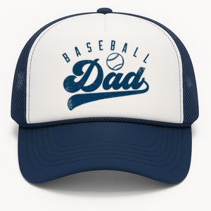 Baseball Dad Gifts Daddy Father's Day Trucker Hat