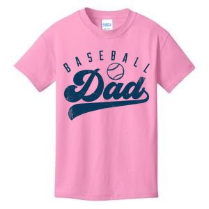 Baseball Dad Gifts Daddy Father's Day Kids T-Shirt