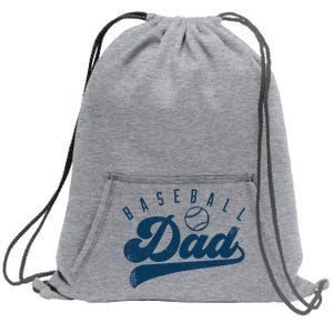 Baseball Dad Gifts Daddy Father's Day Sweatshirt Cinch Pack Bag