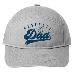 Baseball Dad Gifts Daddy Father's Day 7-Panel Snapback Hat