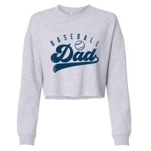 Baseball Dad Gifts Daddy Father's Day Cropped Pullover Crew