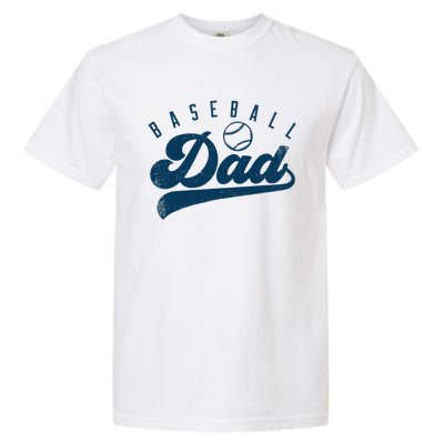 Baseball Dad Gifts Daddy Father's Day Garment-Dyed Heavyweight T-Shirt