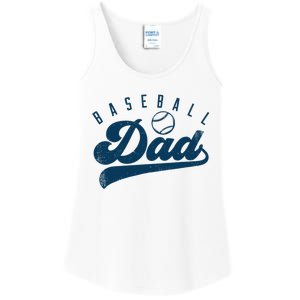 Baseball Dad Gifts Daddy Father's Day Ladies Essential Tank