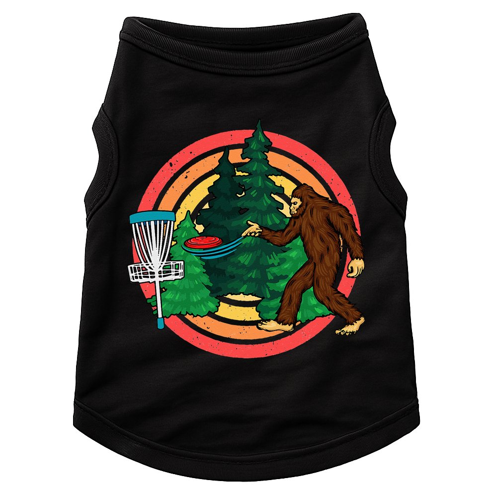 Bigfoot Disc Golf Funny Disc Golf Doggie Tank
