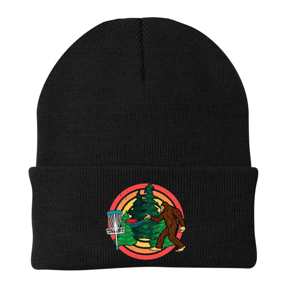 Bigfoot Disc Golf Funny Disc Golf Beanie