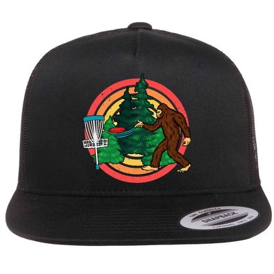 Bigfoot Disc Golf Funny Disc Golf Flatbill Hat