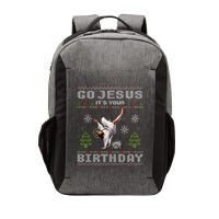 Break Dance Go Jesus It's Your Birthday Merry Christmas Day  Vector Backpack