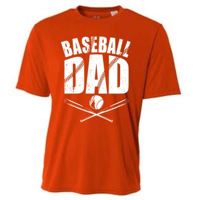 Baseball Dad Great Gift Cooling Performance Crew T-Shirt