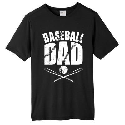 Baseball Dad Great Gift Tall Fusion ChromaSoft Performance T-Shirt