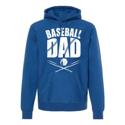 Baseball Dad Great Gift Premium Hoodie