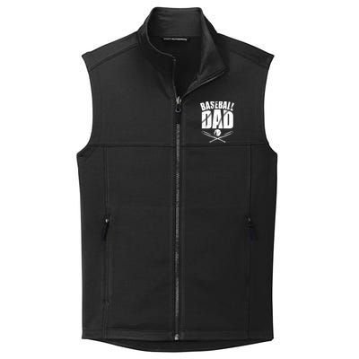 Baseball Dad Great Gift Collective Smooth Fleece Vest