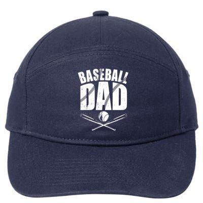 Baseball Dad Great Gift 7-Panel Snapback Hat