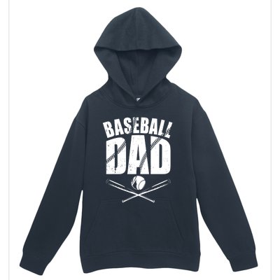 Baseball Dad Great Gift Urban Pullover Hoodie