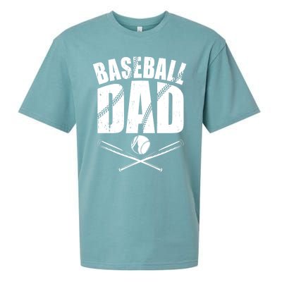 Baseball Dad Great Gift Sueded Cloud Jersey T-Shirt