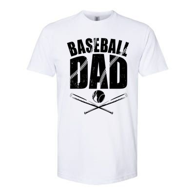 Baseball Dad Great Gift Softstyle® CVC T-Shirt