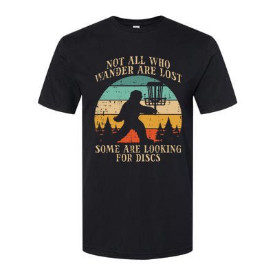 Bigfoot Disc Golf Not All Who Wander Lost Softstyle® CVC T-Shirt