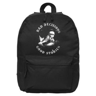 Bad Decisions Good Stories Nun Smoking Unholy Drug Nun 16 in Basic Backpack