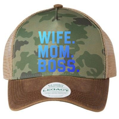 Boss Day Great Gift Wife Mom Boss Mama MotherS Day Birthday Gift Legacy Tie Dye Trucker Hat