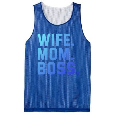 Boss Day Great Gift Wife Mom Boss Mama MotherS Day Birthday Gift Mesh Reversible Basketball Jersey Tank