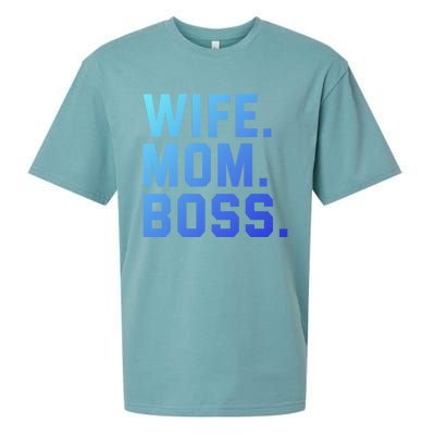 Boss Day Great Gift Wife Mom Boss Mama MotherS Day Birthday Gift Sueded Cloud Jersey T-Shirt