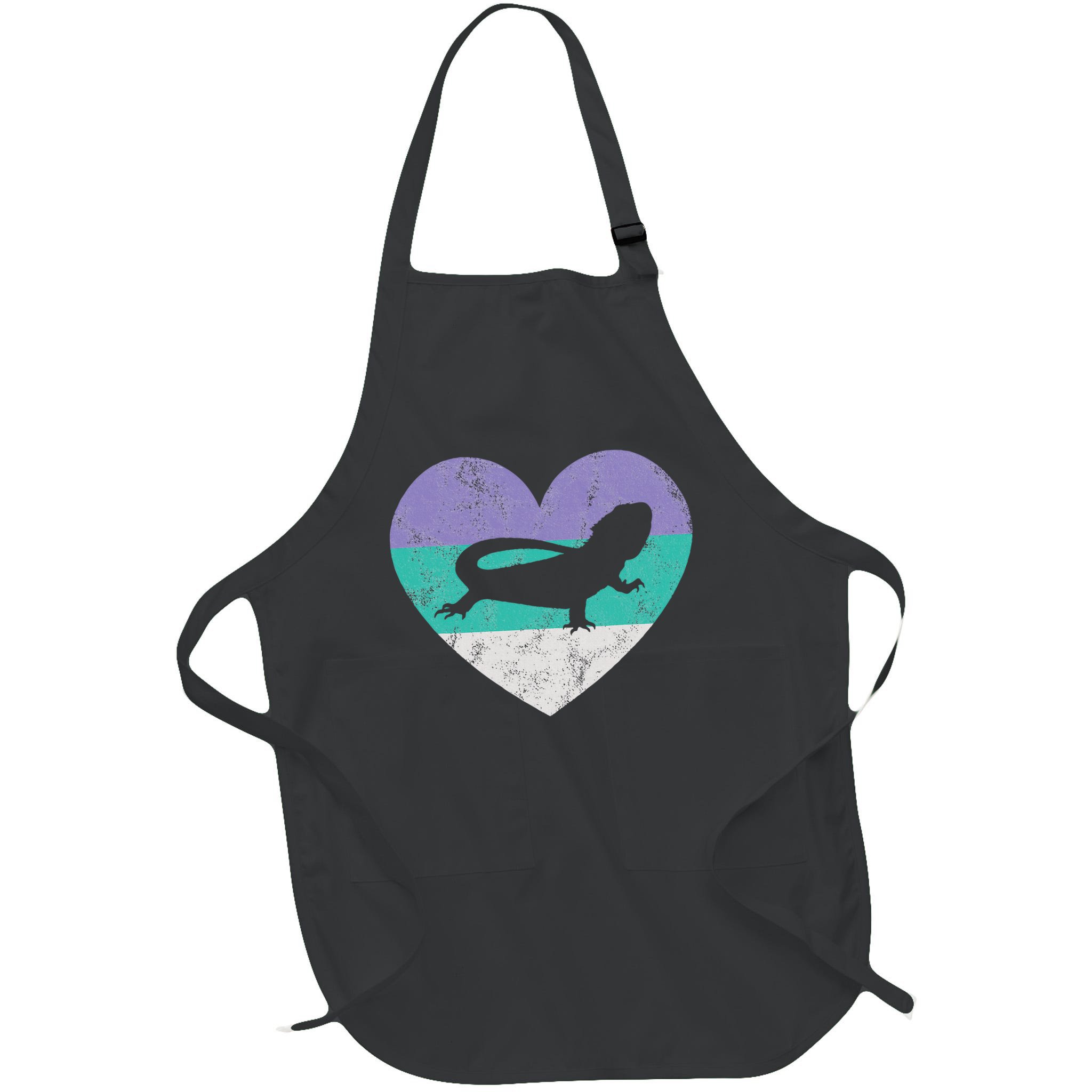 Bearded Dragon Gif For Women & Girls Retro Cute Apron