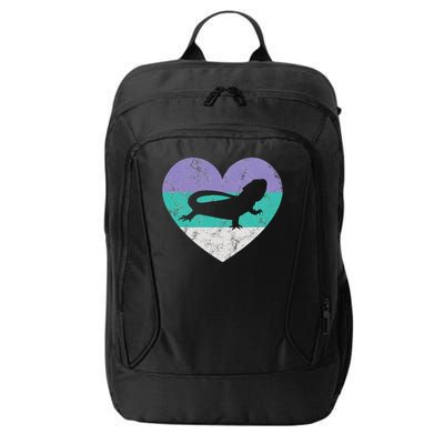Bearded Dragon Gif For Women & Girls Retro Cute City Backpack