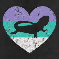 Bearded Dragon Gif For Women & Girls Retro Cute Beanie