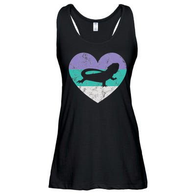 Bearded Dragon Gif For Women & Girls Retro Cute Ladies Essential Flowy Tank
