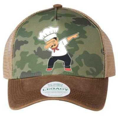 Baker Dabbing Head Chef Meaningful Gift Legacy Tie Dye Trucker Hat