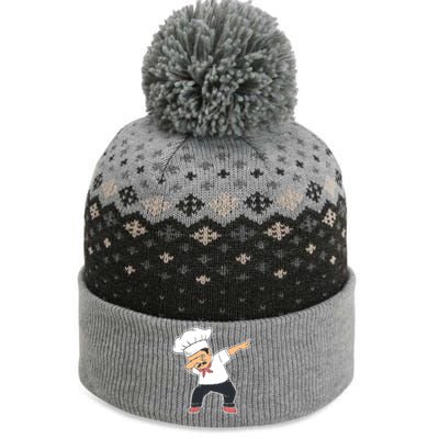 Baker Dabbing Head Chef Meaningful Gift The Baniff Cuffed Pom Beanie