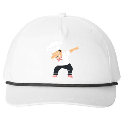 Baker Dabbing Head Chef Meaningful Gift Snapback Five-Panel Rope Hat