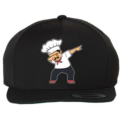 Baker Dabbing Head Chef Meaningful Gift Wool Snapback Cap