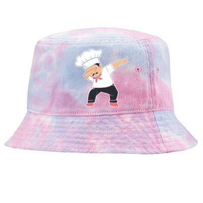 Baker Dabbing Head Chef Meaningful Gift Tie-Dyed Bucket Hat