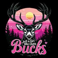 Buck Deer Hunting Hunter Girl Vintage Hunt Kids Hoodie