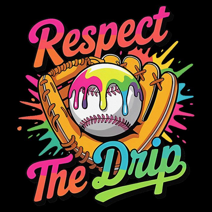 Baseball Drip Home Plate Ice Cream Respect The Drip City Backpack
