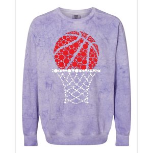 Basketball Dots Happy Dot Day Colorblast Crewneck Sweatshirt