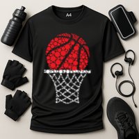 Basketball Dots Happy Dot Day Cooling Performance Crew T-Shirt