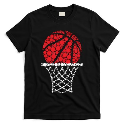 Basketball Dots Happy Dot Day T-Shirt