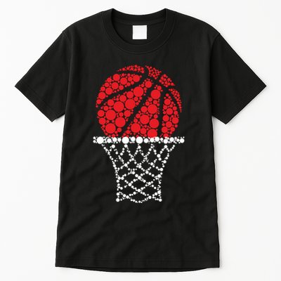 Basketball Dots Happy Dot Day Tall T-Shirt