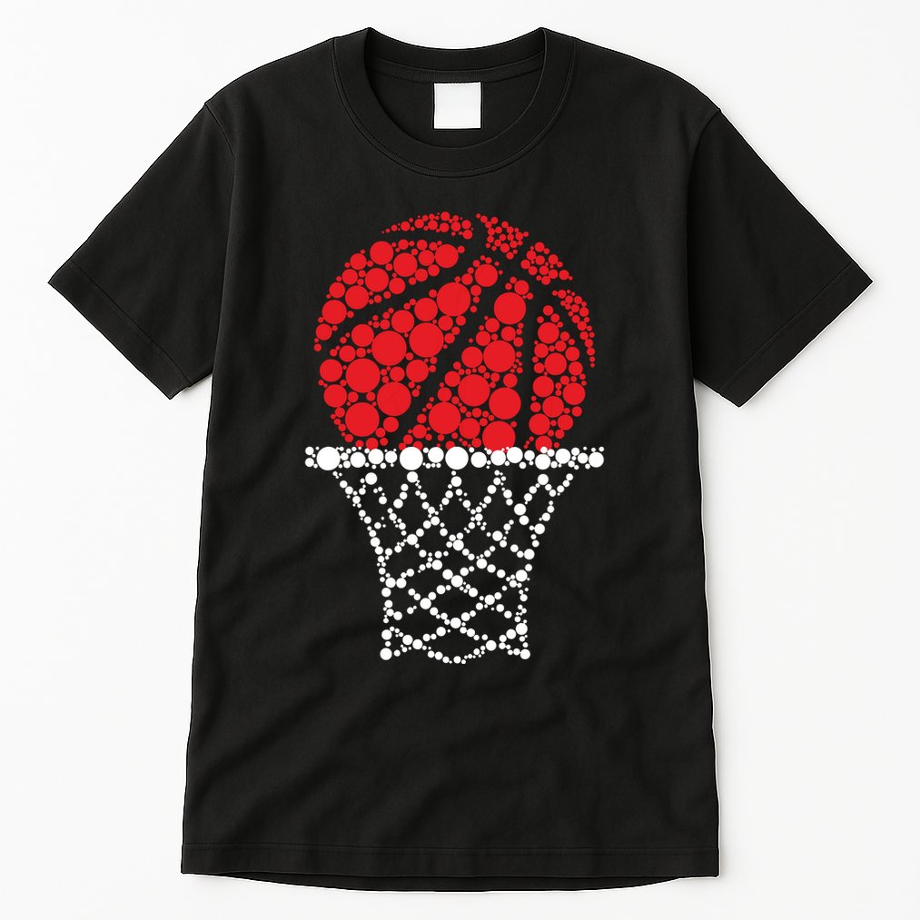 Basketball Dots Happy Dot Day Tall T-Shirt