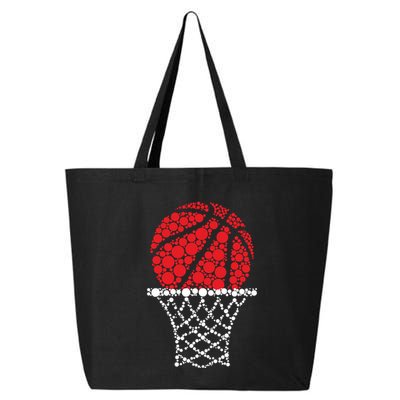 Basketball Dots Happy Dot Day 25L Jumbo Tote