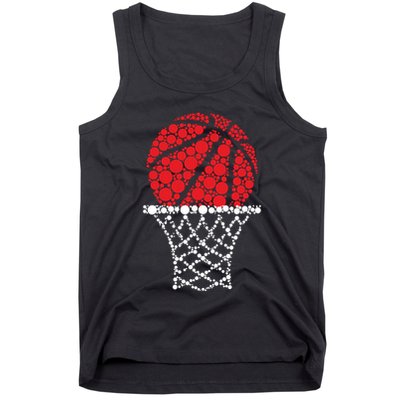Basketball Dots Happy Dot Day Tank Top