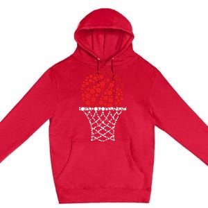 Basketball Dots Happy Dot Day Premium Pullover Hoodie