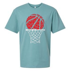 Basketball Dots Happy Dot Day Sueded Cloud Jersey T-Shirt